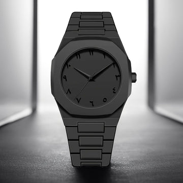 Full Black AURA Quartz Analog Watch – Lightweight Premium Design