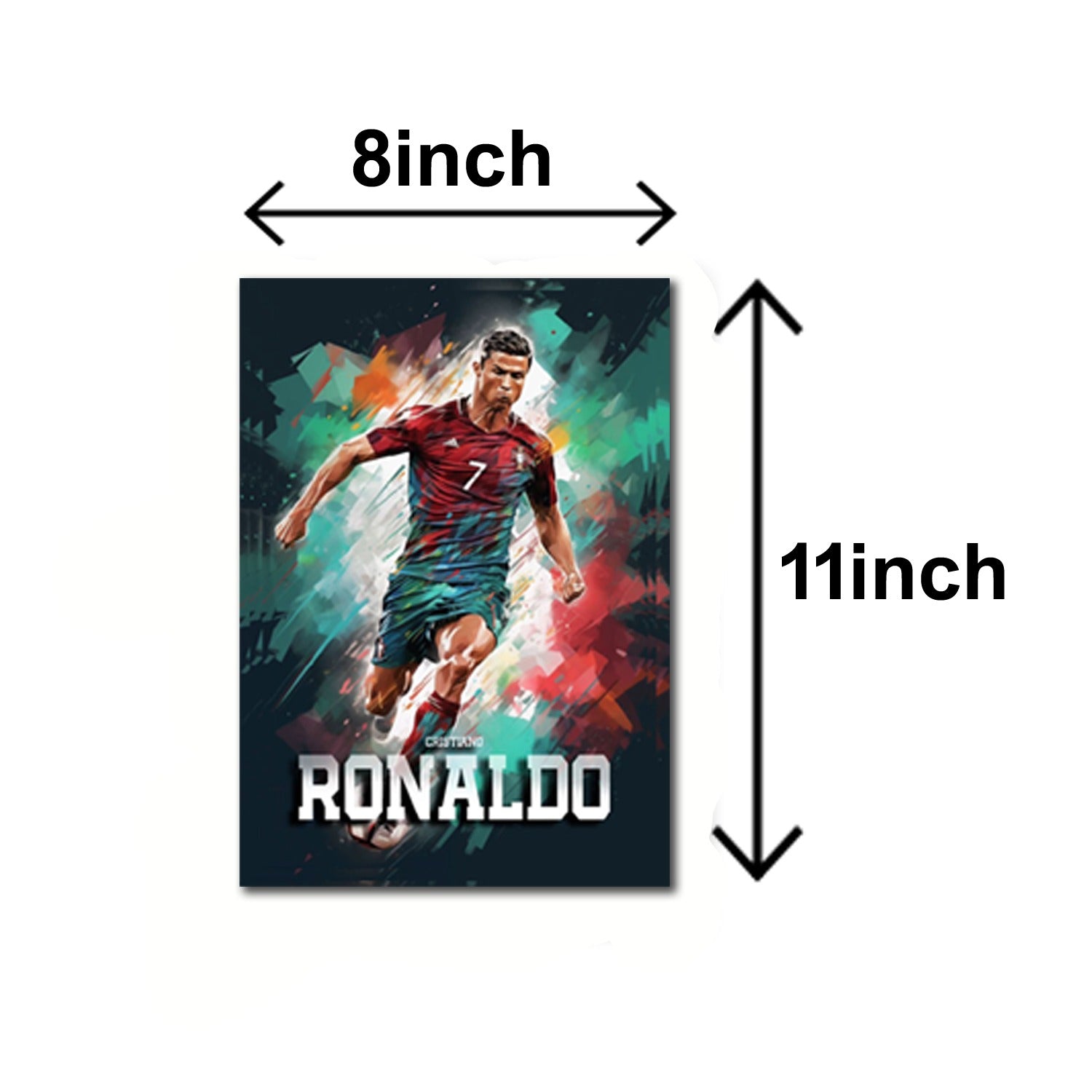 set of 3 Cristiano Ronaldo CR7 Wooden Sticky Photo Frame