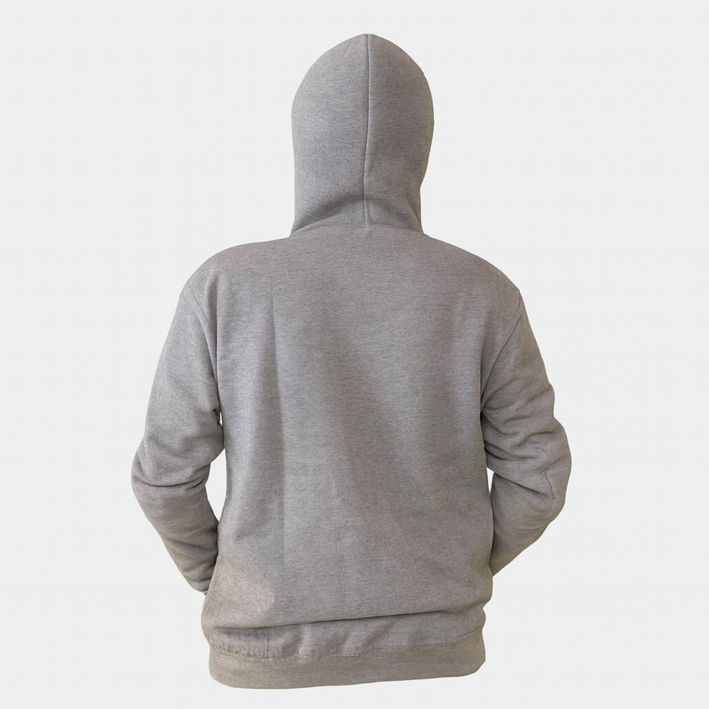 Full Grey Hoodie SUPER MAN Printed